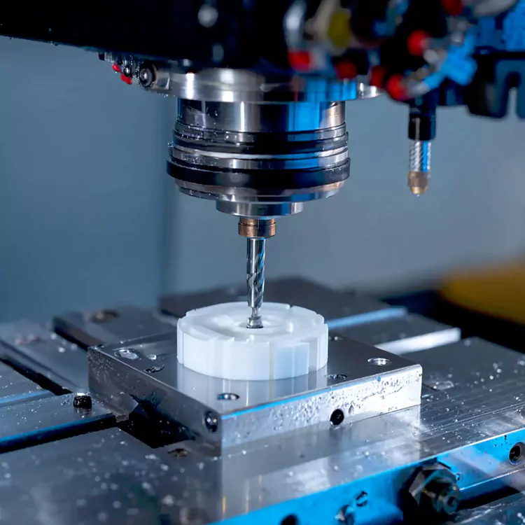 Parti in plastica lavorate a CNC